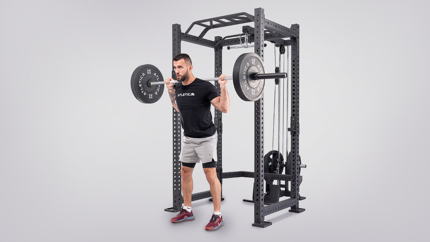 Back squat i R8 Blackhawk Power Rack