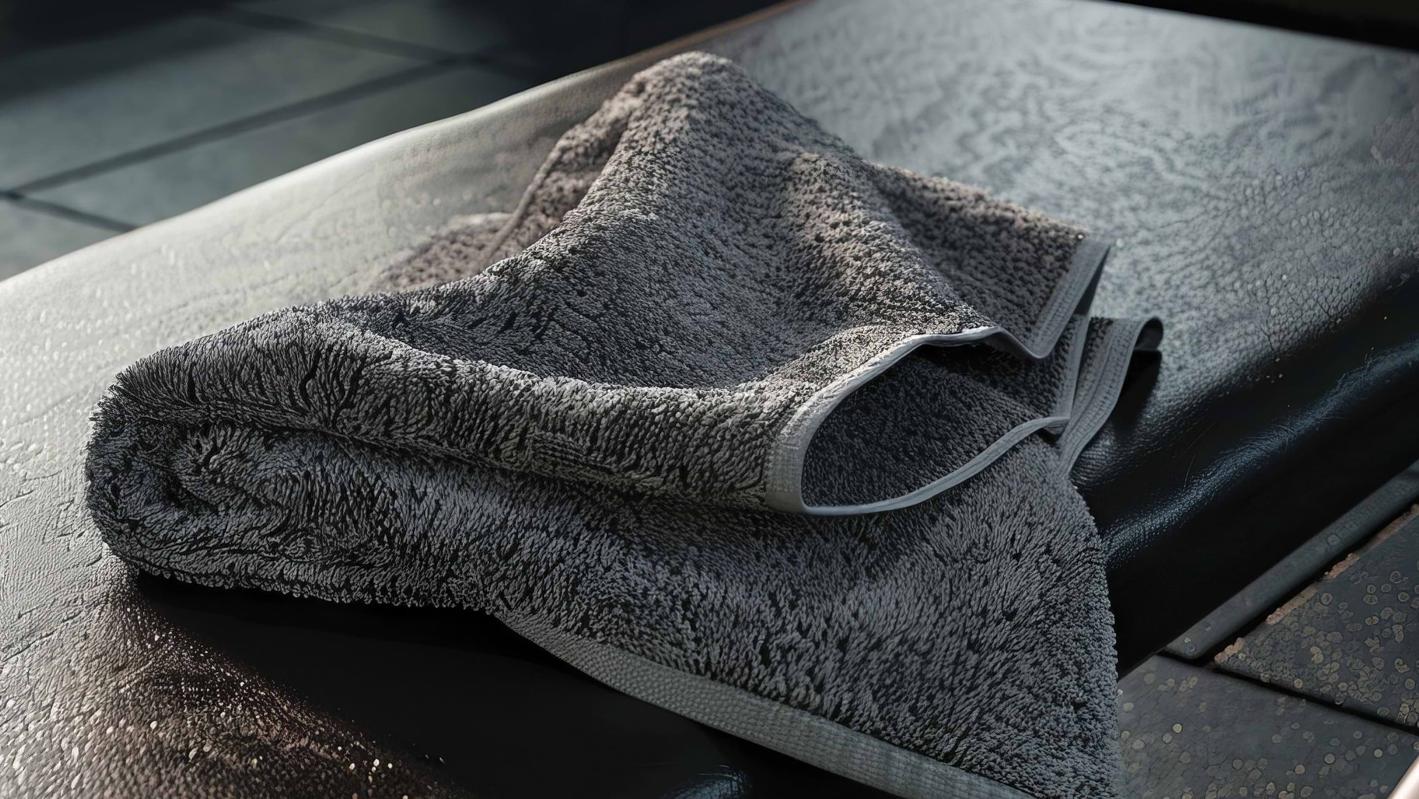 Sporthandtuch auf einer Hantelbank