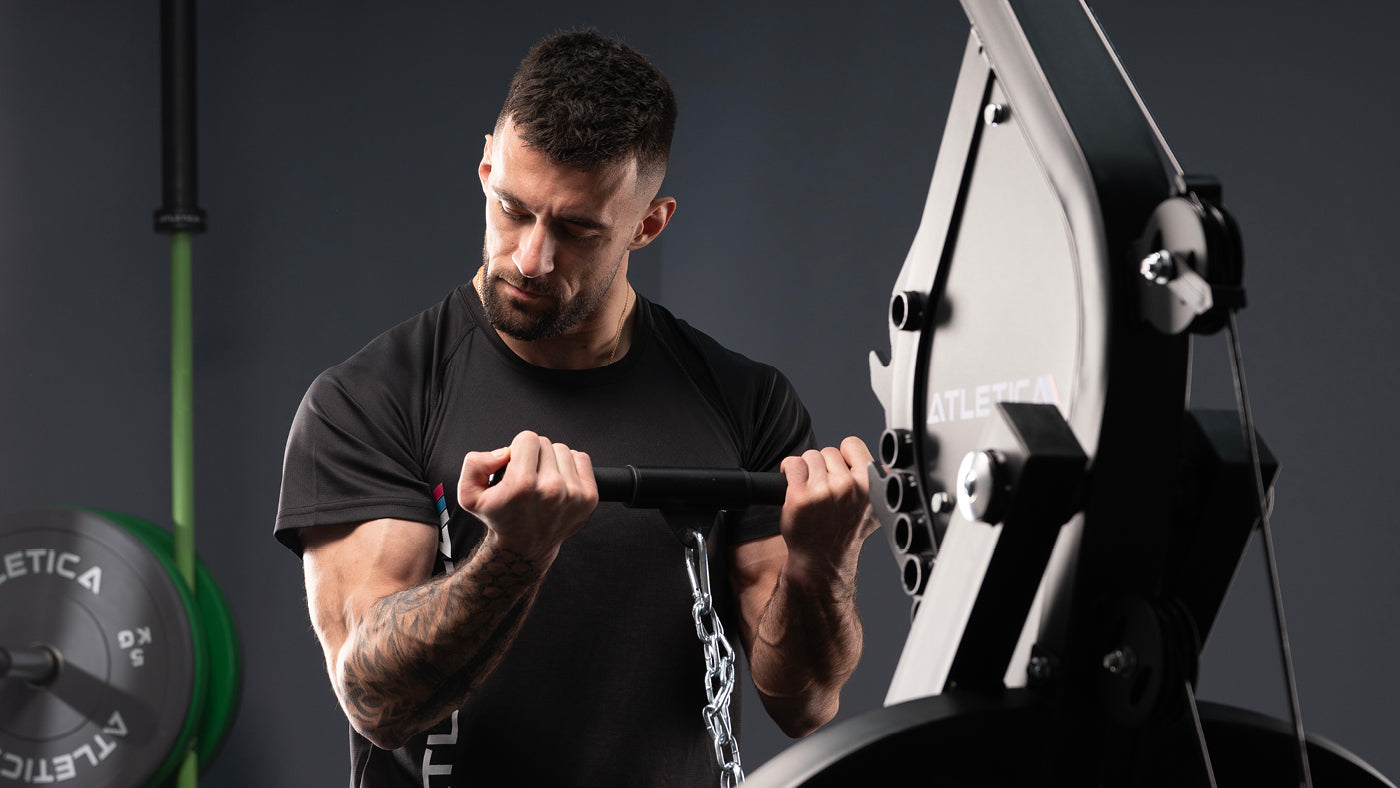 Arm training on the Triton Multigym from Atletica
