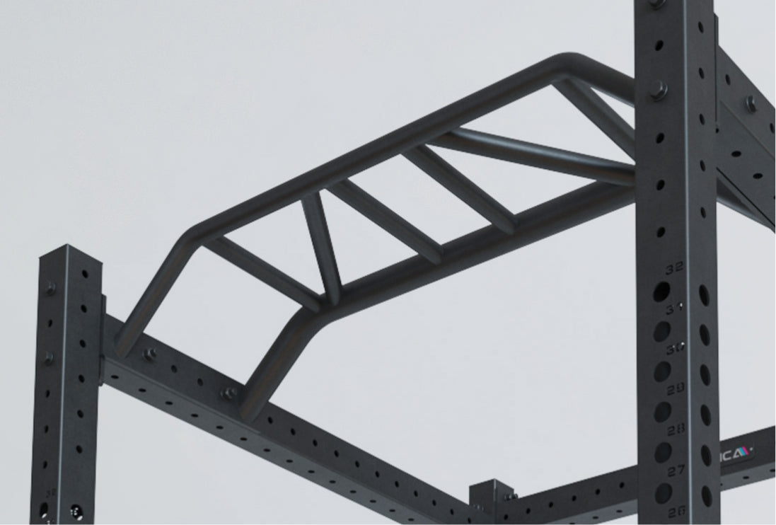 Multi-Grip Pull-Up Bar am R8 Base 3 Power Rack