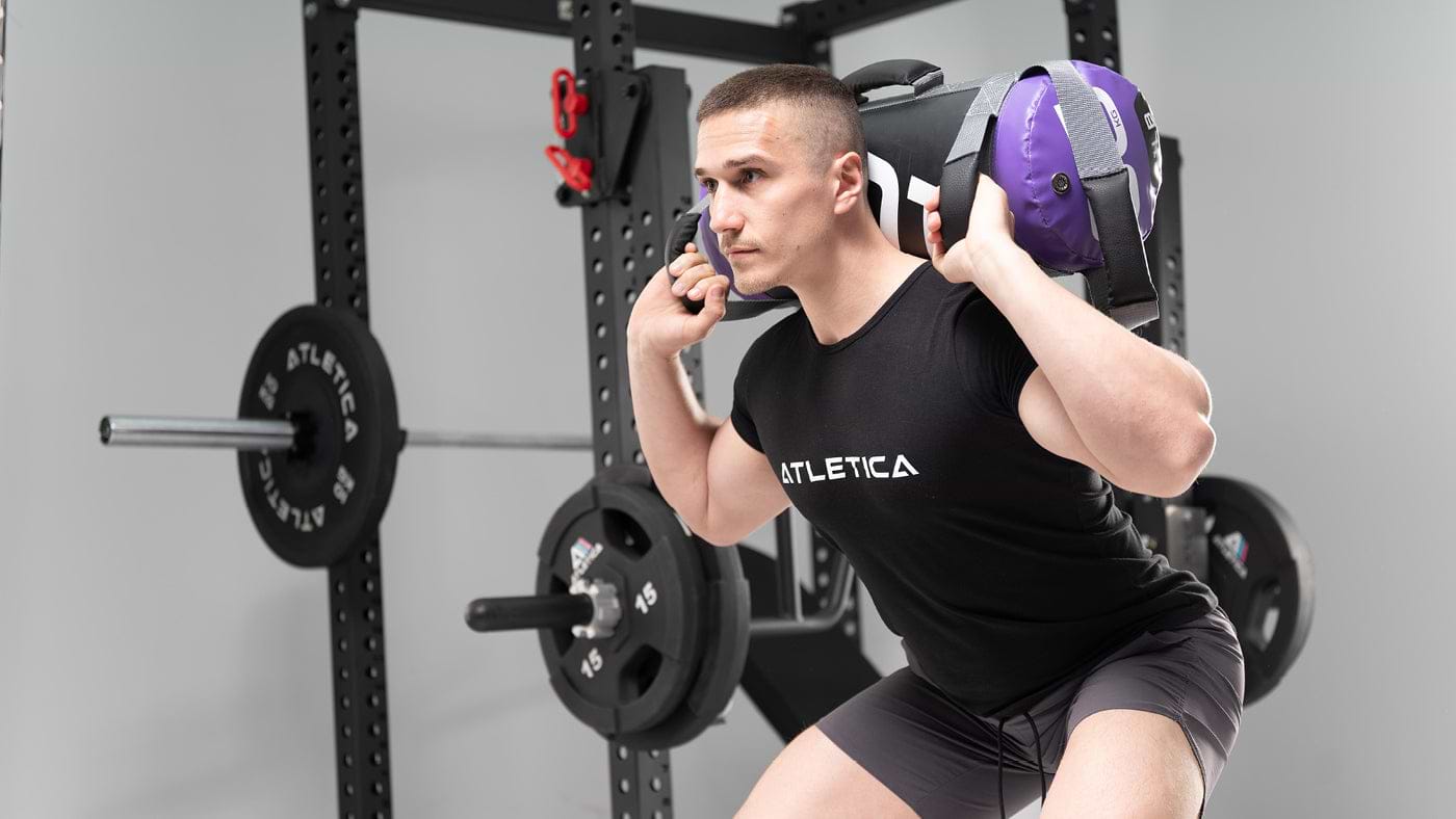 Sandbag Kniebeuge