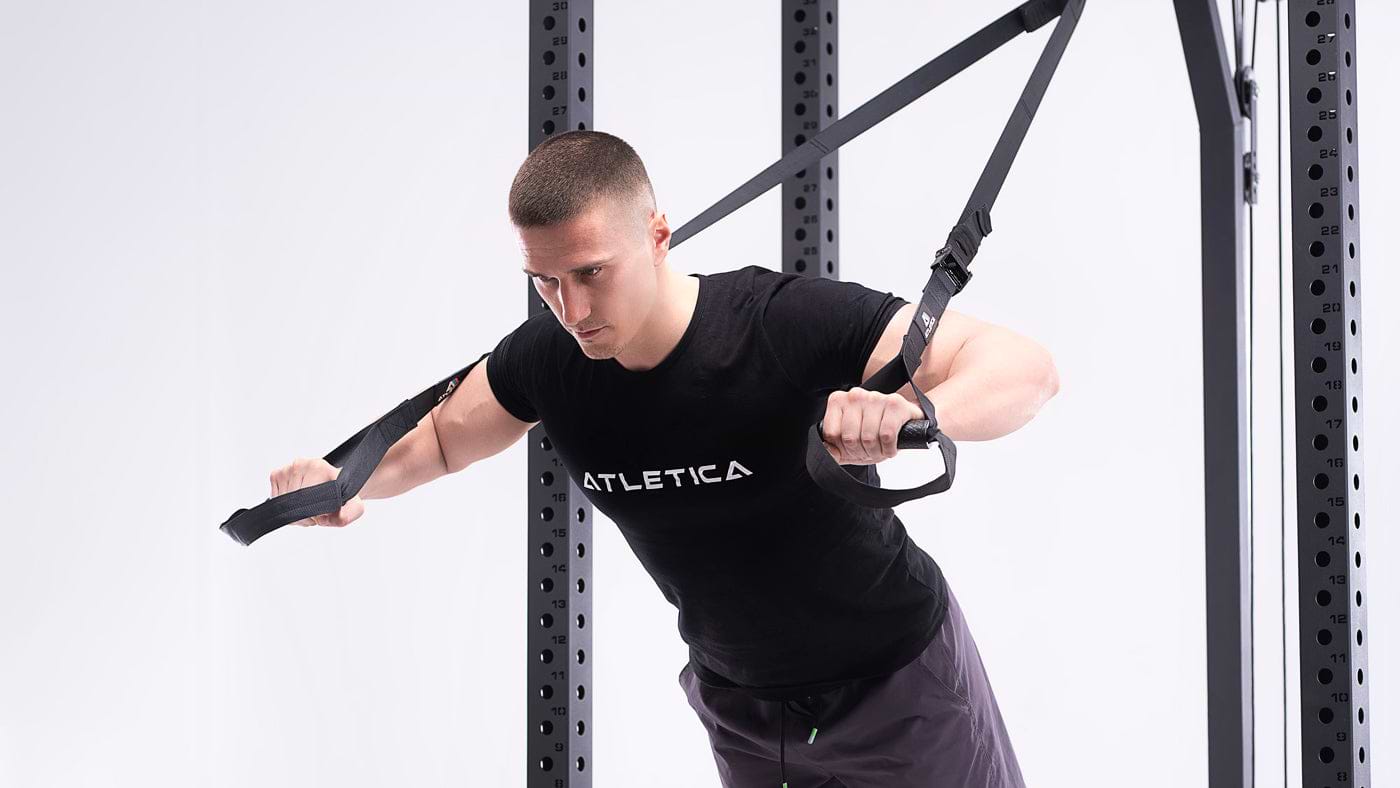 Schlingentrainer Übungen am Power Rack