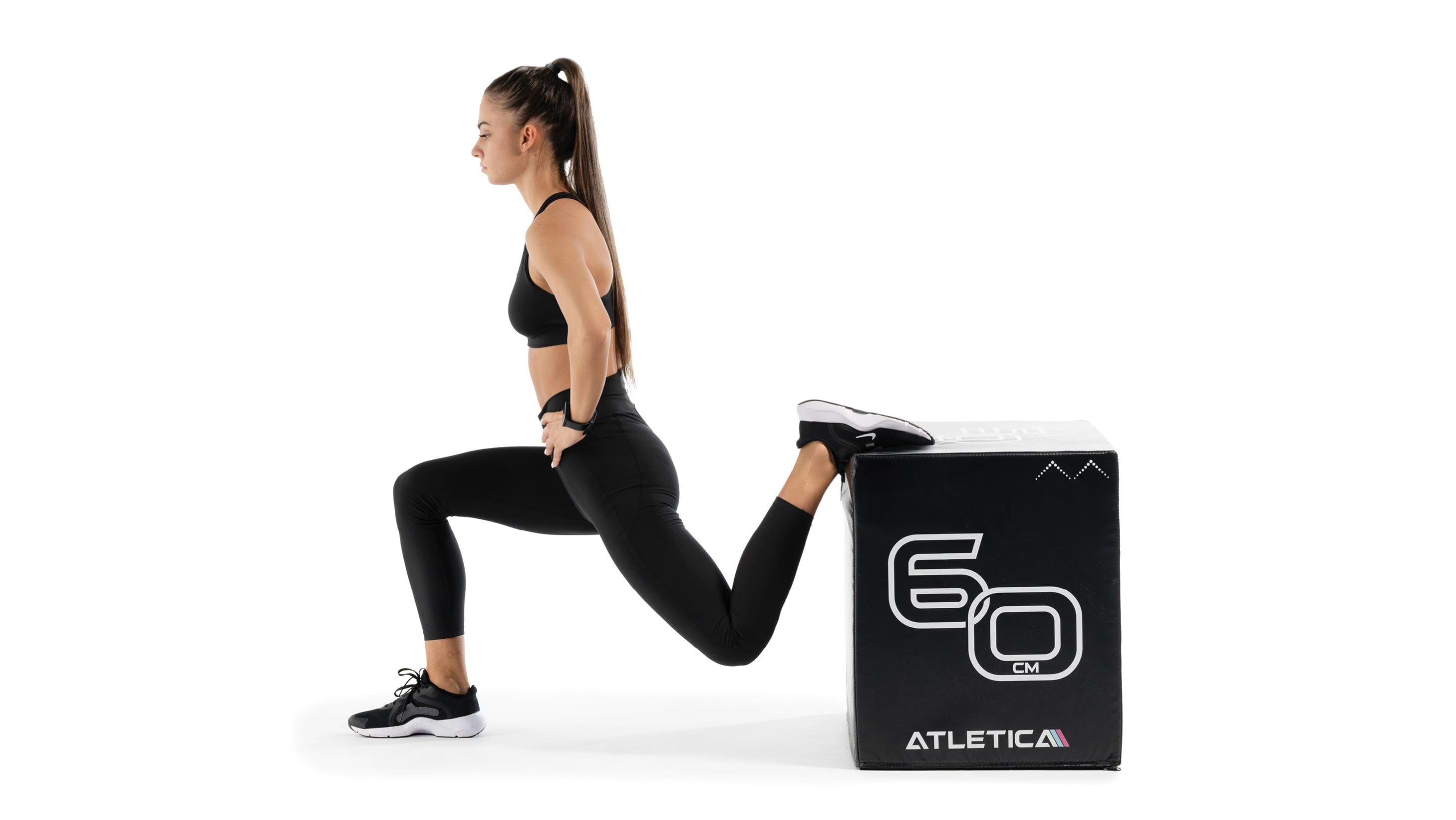 Lunges am Plyo Box