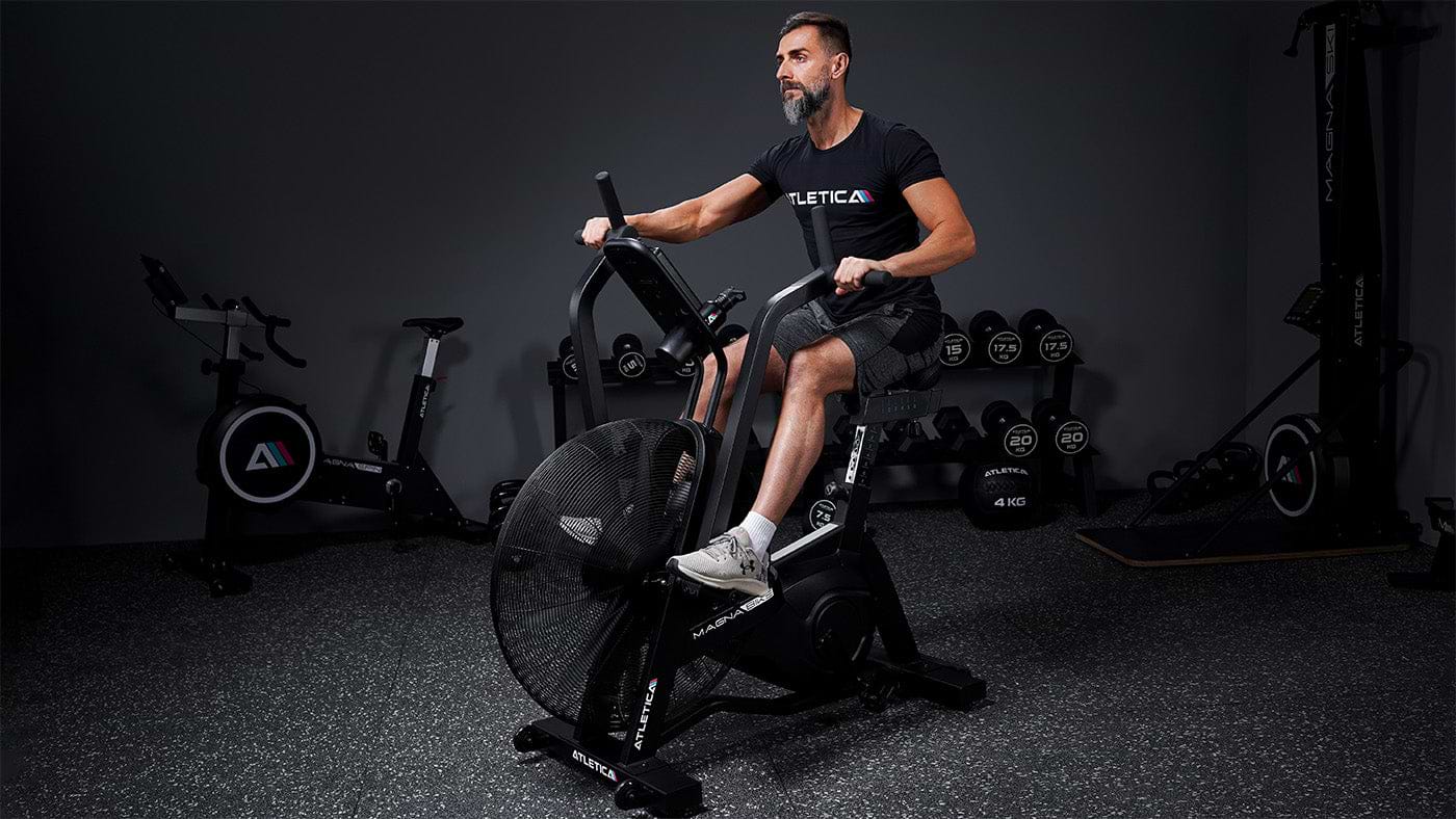 Cardio on the MagnaBike Air Bike from Atletica