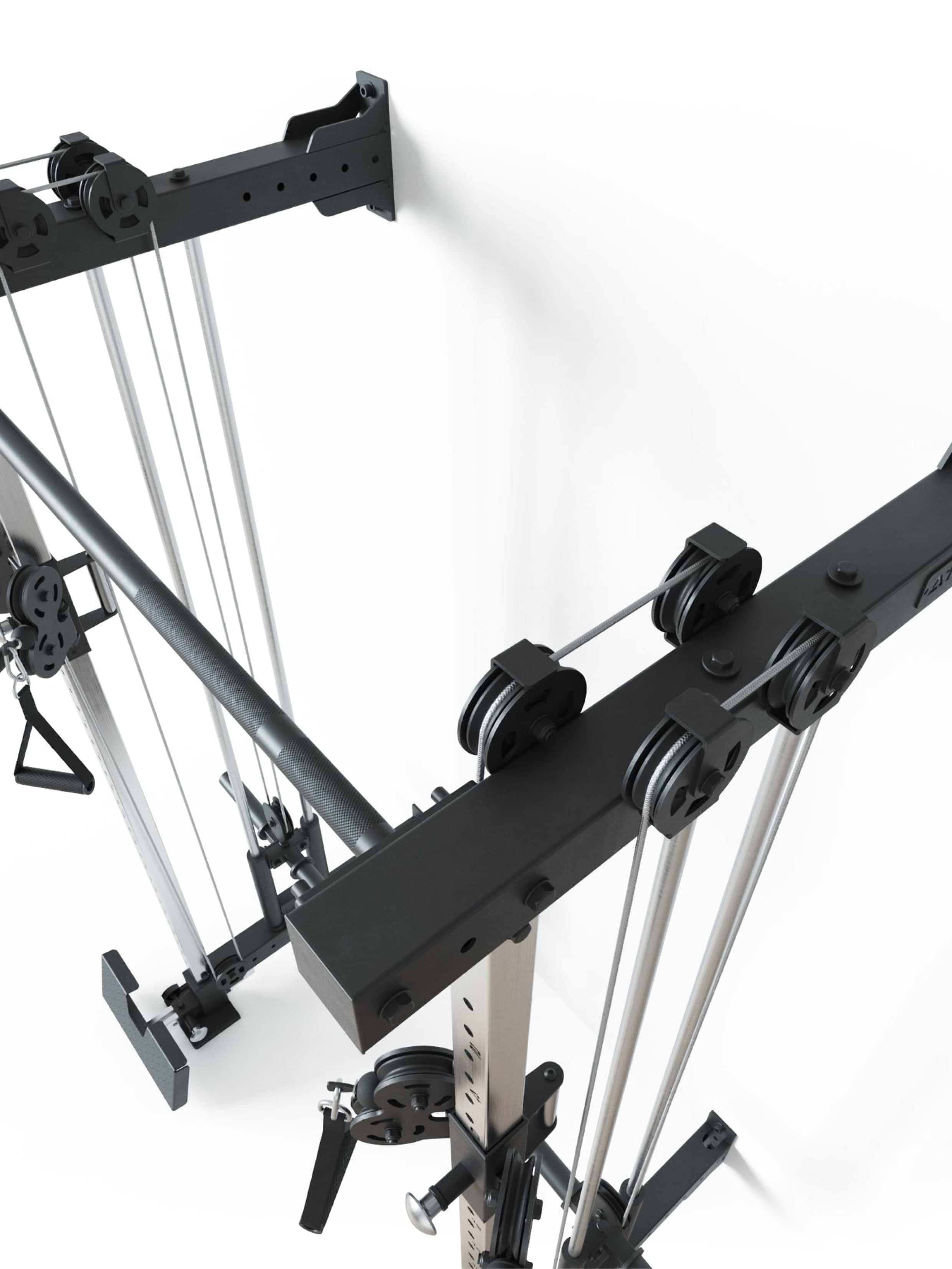 Power Cage R8-Nitro Wall Mounted: Dual Pulley