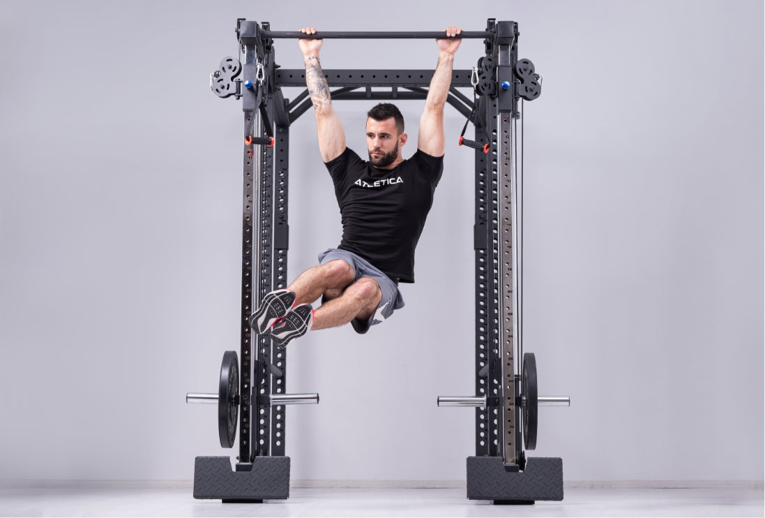 R8 Duality Power Rack: Klimmzüge 