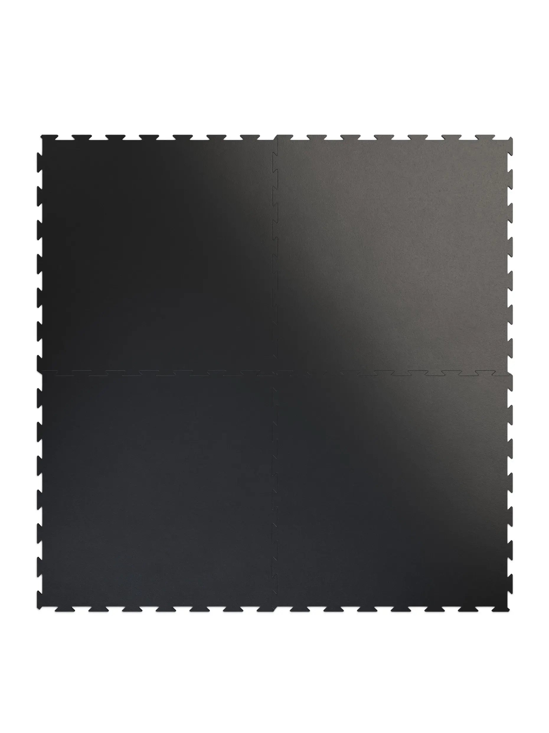 ATLETICA FlexProtect Puzzlematte 10mm 100×100cm – Draufsicht einzelne Matte mit umlaufenden Puzzle-Verbindungsrändern