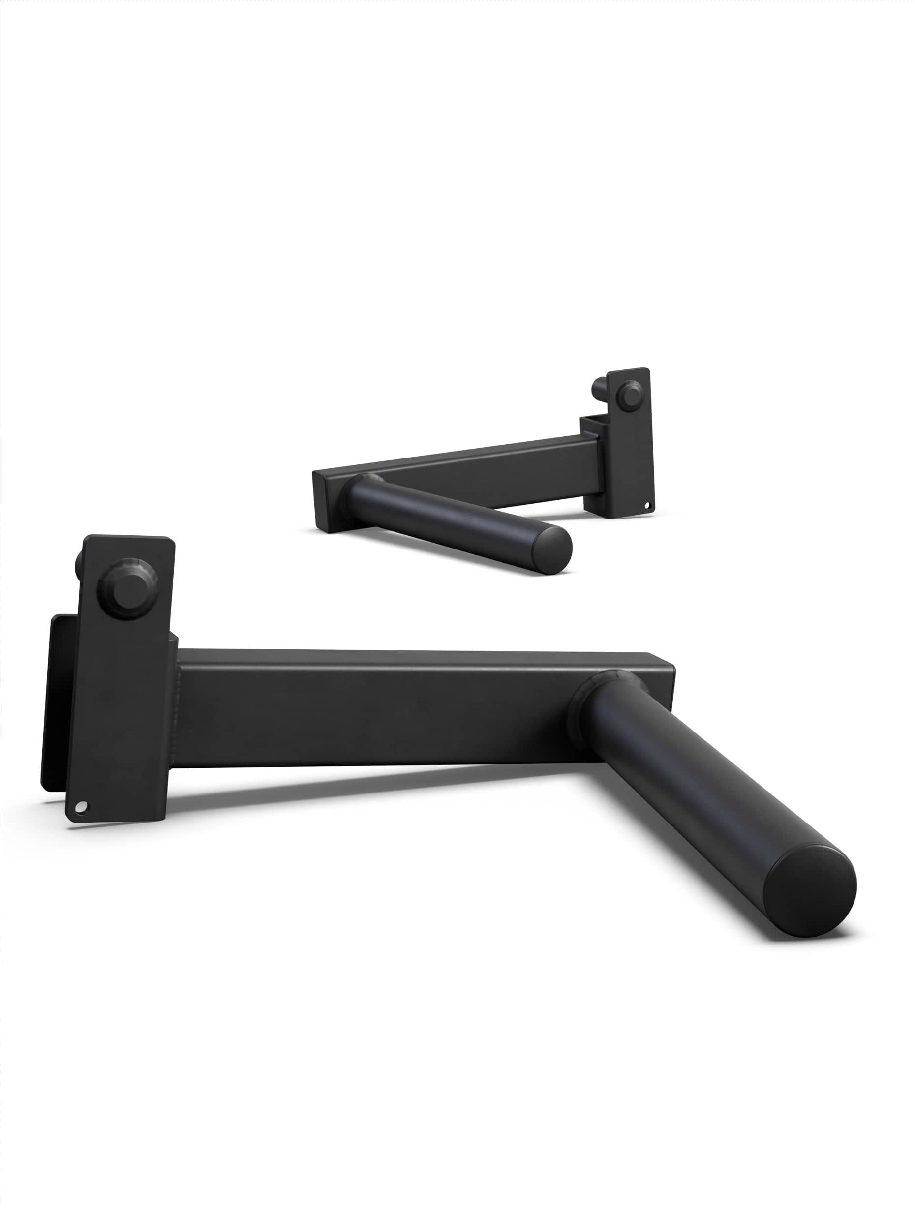 ATLETICA R5 Dip Bar – Schrägansicht beider Einheiten, kompaktes und langlebiges Design