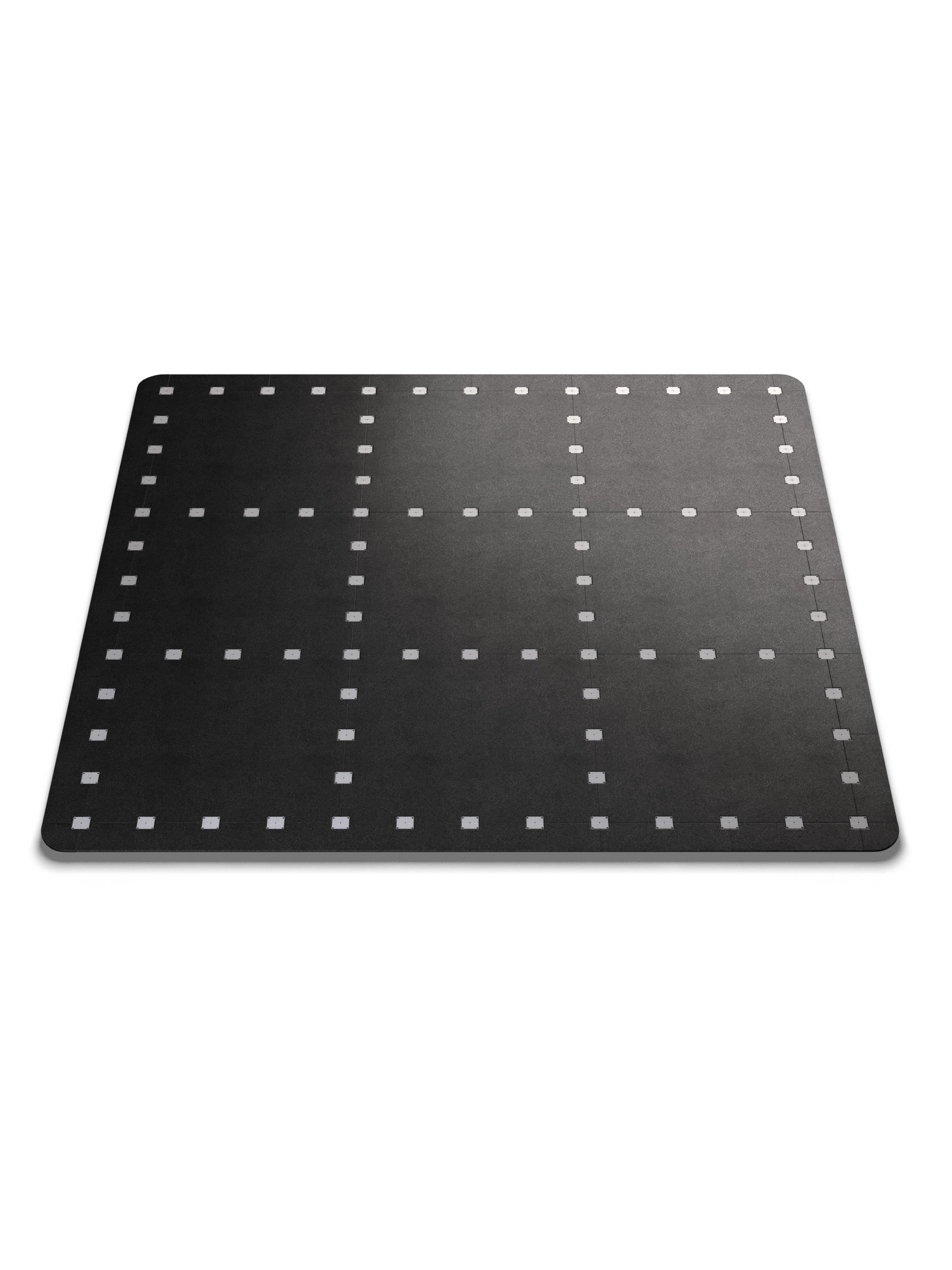 Bodenschutz | Outdoor Bodenschutz 40 mm 100x100cm, hochwertiges Kautschuk | Steckverbindungen | Feingranulat Oberfläche | Geruchsarm | TÜV
