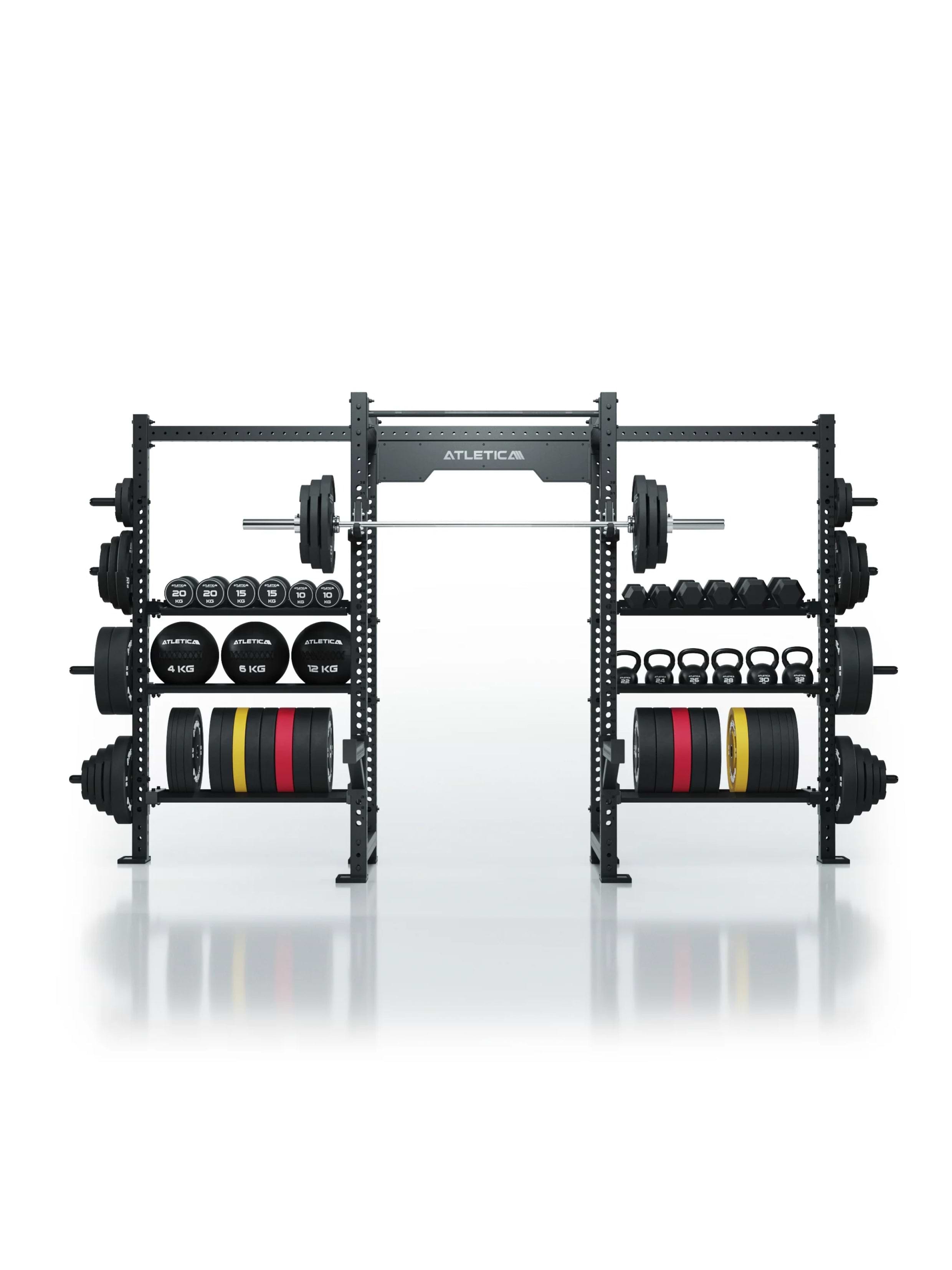 Ablage für Kettlebells: Zubehör für die R8 Serie, Einfache Montage am Squat Rack , Sorgt für Ordnung, Hohe Tragkraft