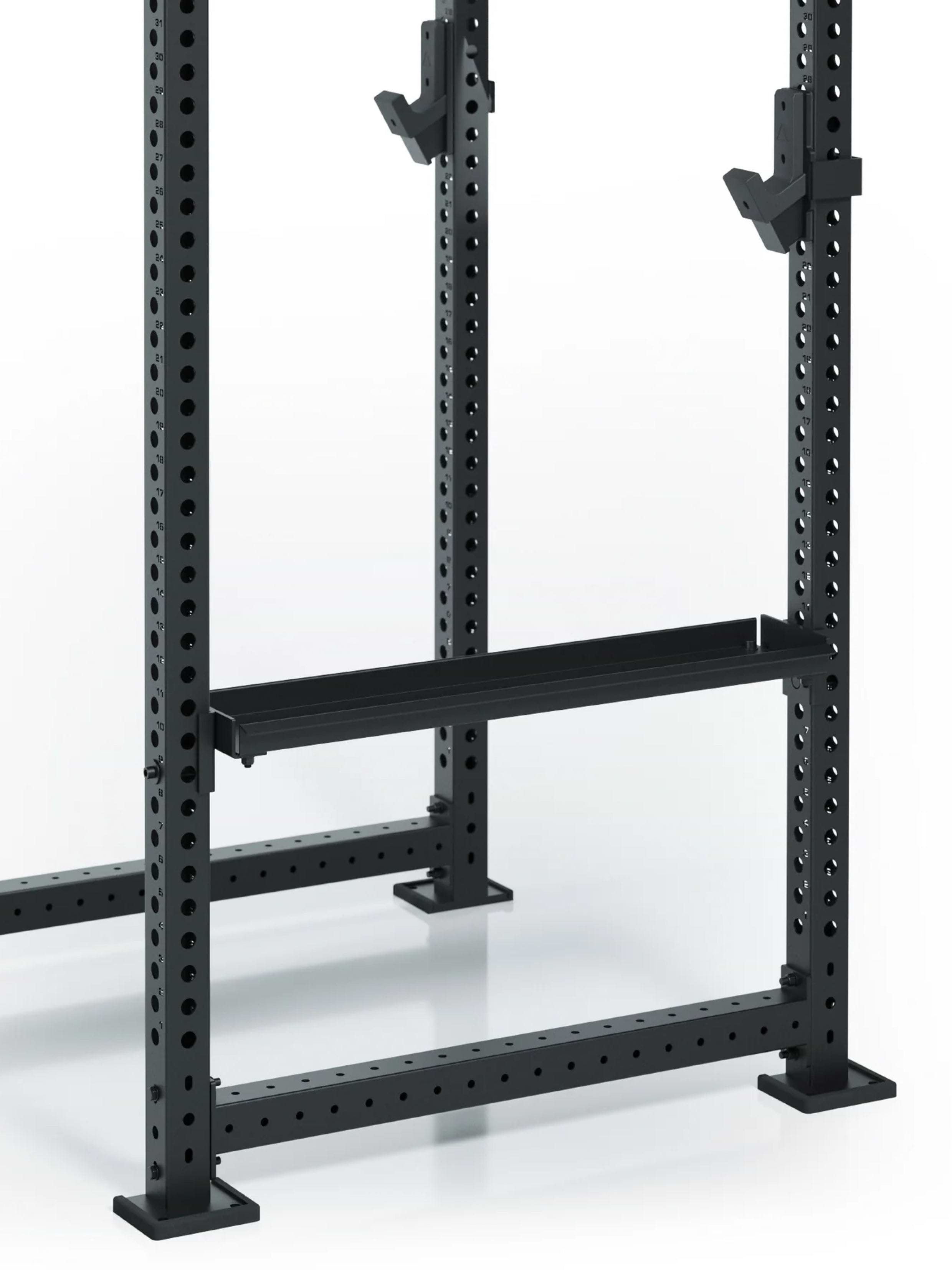 Kettlbells Ablage Regal: Zubehör für die R8 Serie, Einfache Montage am Power Rack , Sorgt für Ordnung, Hohe Tragkraft