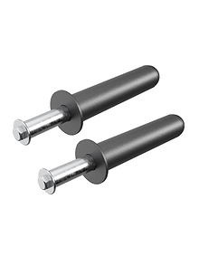 Gewichts-Pins 20cm R8 Serie: Paar | Für mehr Ordnung im Gym | Je 100 kg Tragkraft | Kompatibel mit R8-Racks und 50 mm Scheiben | Pulverbeschichtet