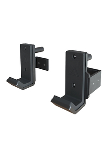 J-Hooks, Type 1, R8 Power Racks Zubehör: Austauschbare Protektoren | Tiefe Mulde | Bis 450 kg belastbar | Einfach höhenverstellbar | Cross-kompatibel