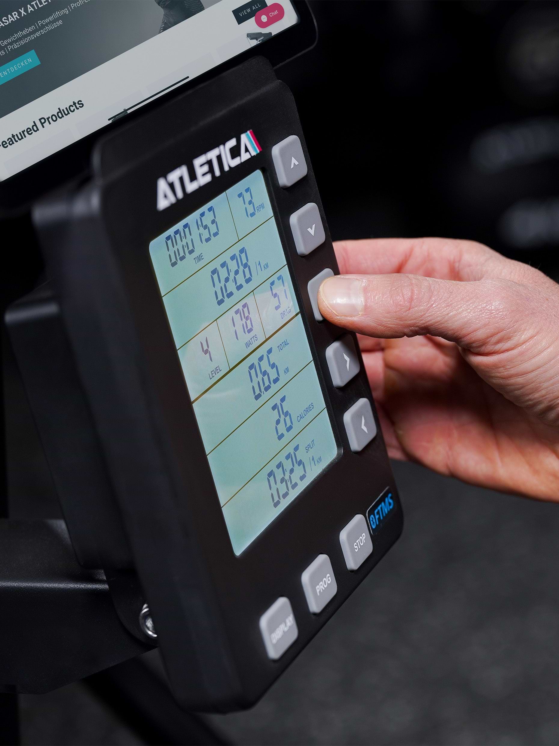 Cardio Ergometer MagnaSki LCD-Display