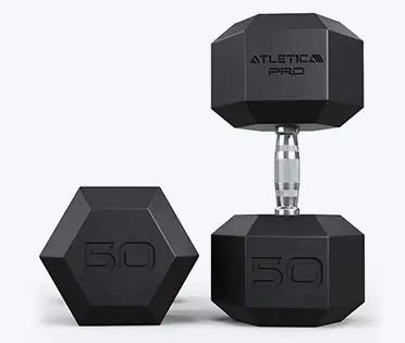 Kurzhanteln Hexagon Pro von Atletica, 50kg