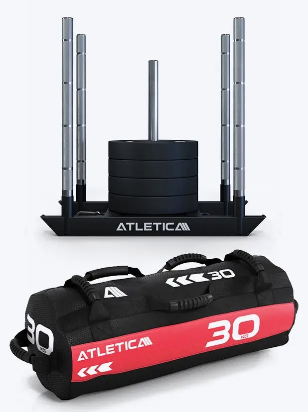 HRX Schlitten und Sandbag von Atletica