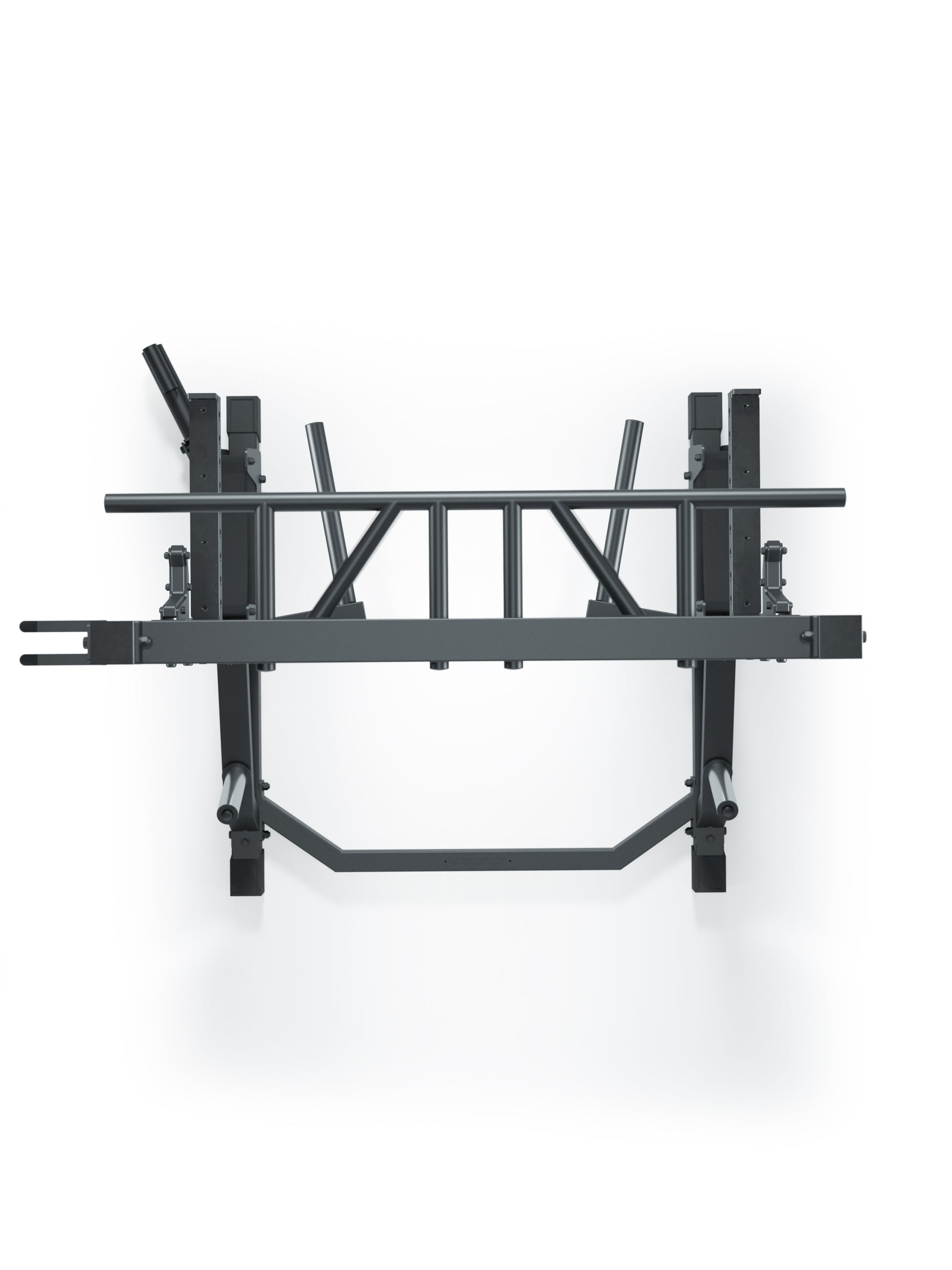 R7 Half Rack SET - black Half Rack, multiple dumbbell racks, Pull-Up Bar