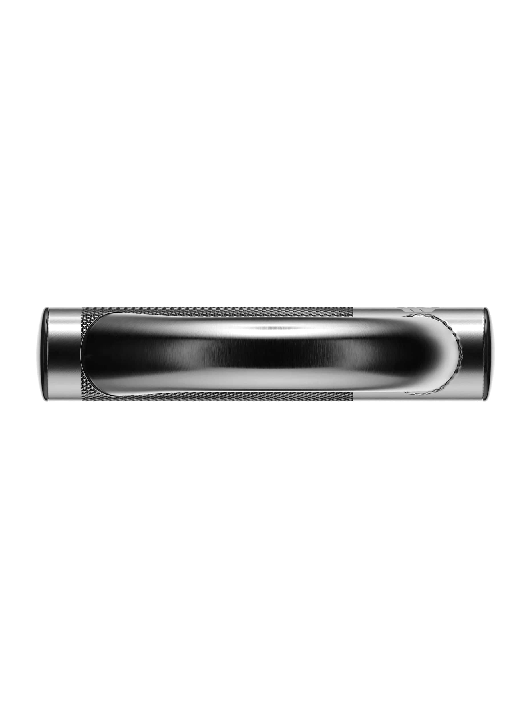 Zuggriffe und Stangen, Pull-Up-Griffe: Hochwertiger Vollstahl mit Hartchrom-Beschichtung und Knurling