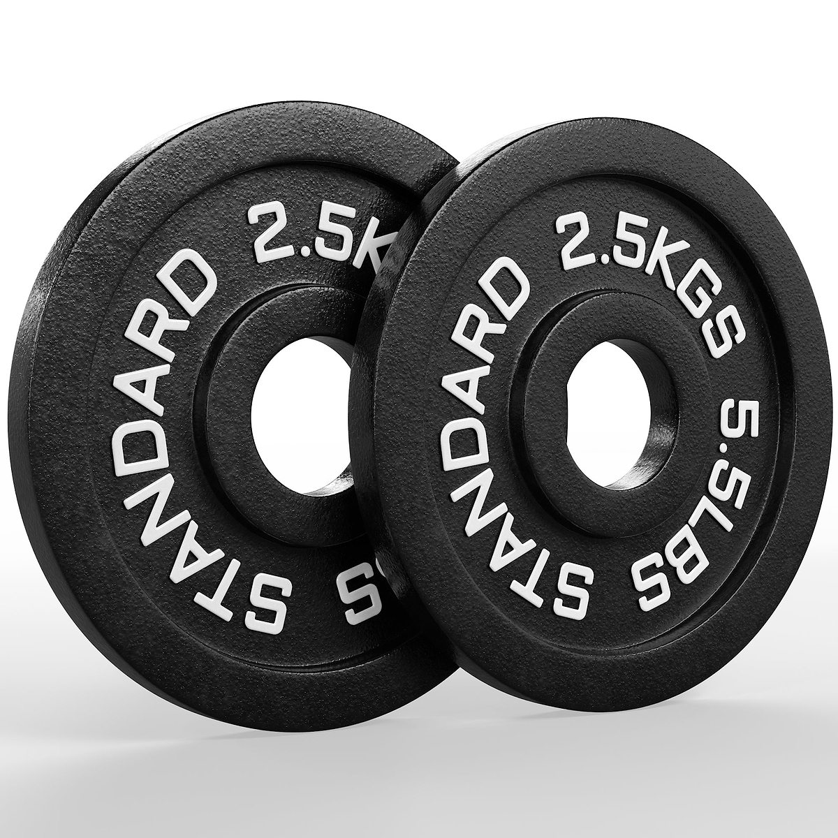 ATLETICA Rubber Plates | Set | Kleine Hantelschijven | Maakt het mogelijk om de gewichten in kleine stappen aan te passen | Roestvrijstalen ring | 50mm Grootte 2x2,5kg ATLETICA Rubber Plates | Set | Kleine Hantelschijven | Maakt het mogelijk om de gewichten in kleine stappen aan te passen | Roestvrijstalen ring | 50mm Grootte 2x2,5kg
