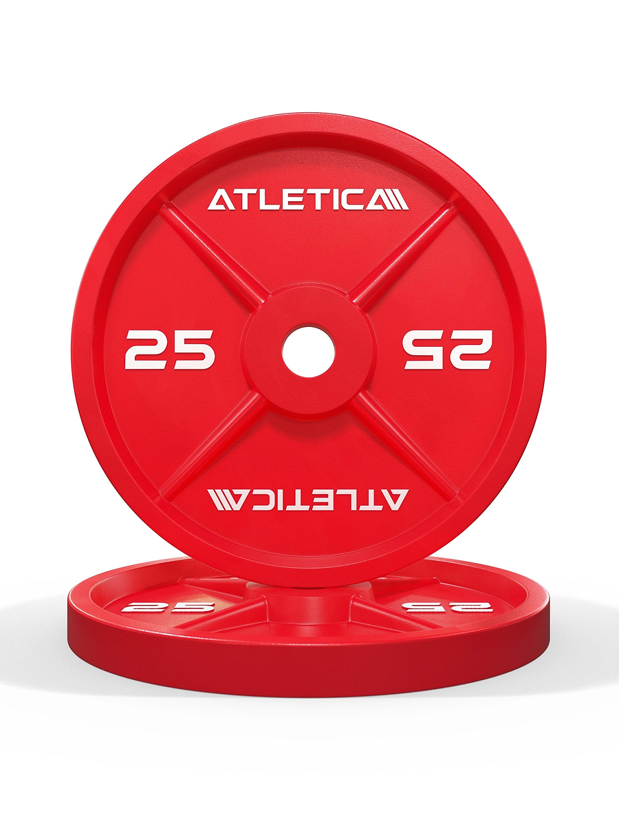 Disques Fonte ATLETICA – Trou 50mm, Peinture Anti-rouille, Vendus Par Paire De 1,25 à 25kg