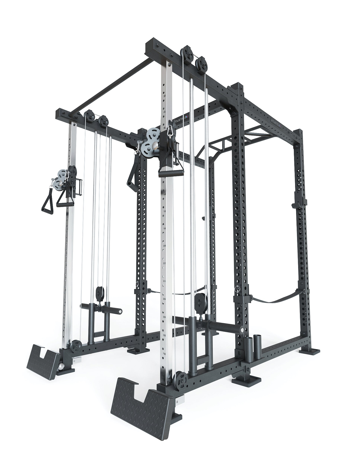 ATLETICA R8-Duality Power Rack | Dual Cable Stations for Cable Crossovers