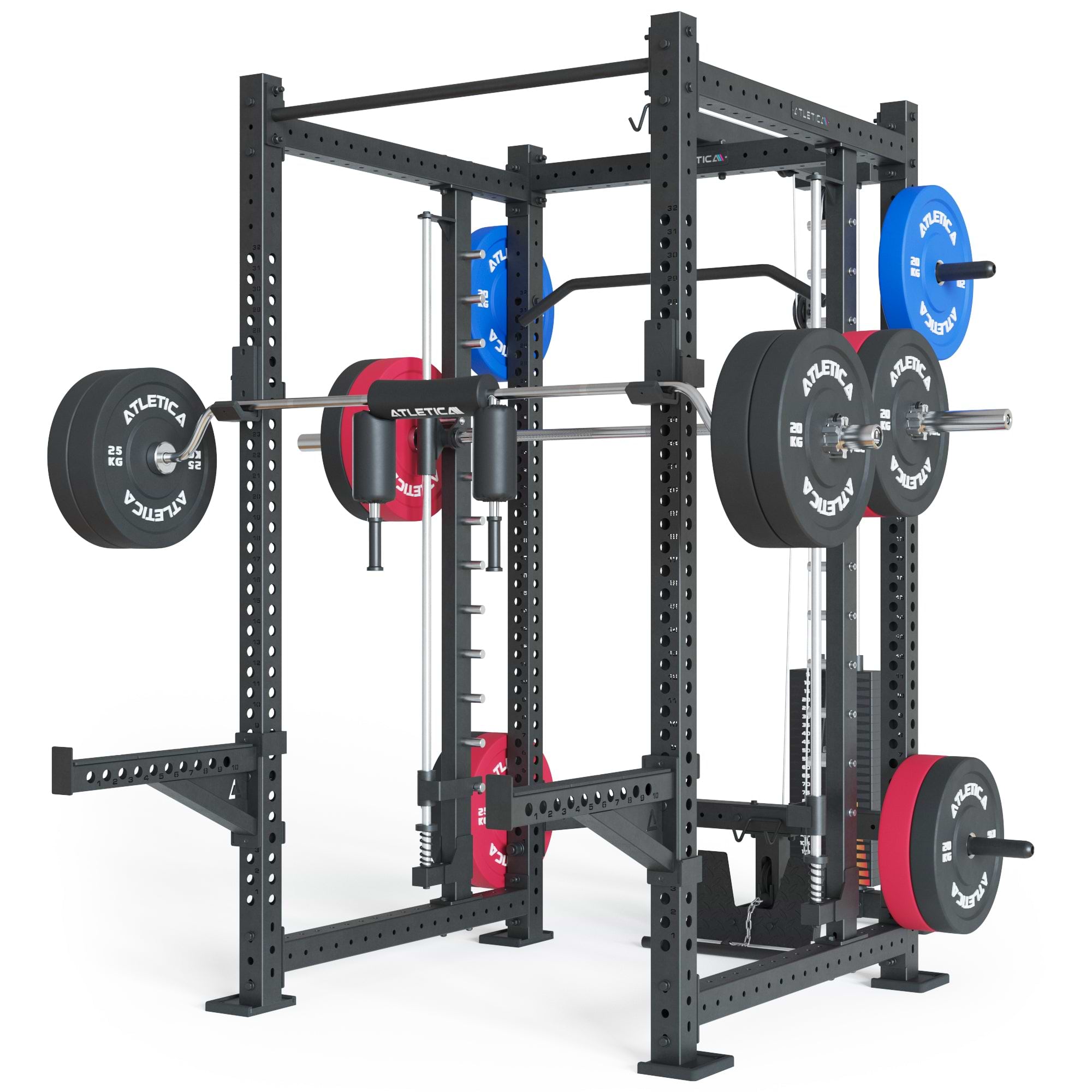 ATLETICA R8 SPECTRE Long | Power Rack con máquina Smith | torre de ...