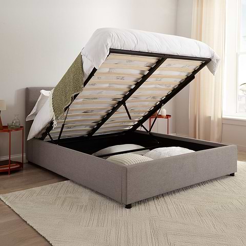 Waltham Ottoman Storage Bed Frame Close3 from Roseland Furniture