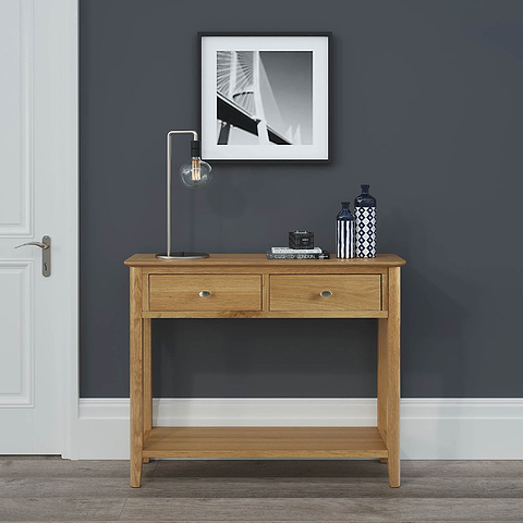 Alba Oak Console Table | Roseland Furniture