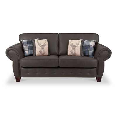 Ashford Faux Leather 3 Seater Sofa