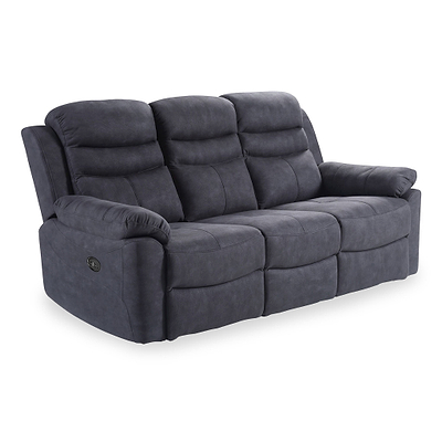 Conway Charcoal Power Reclining 3 Seater Sofa