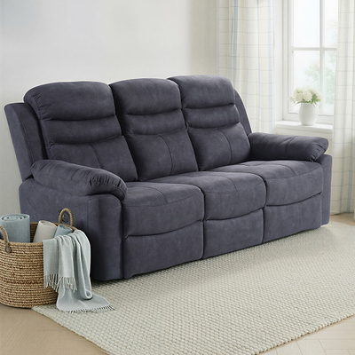 Conway Charcoal Power Reclining 3 Seater Sofa