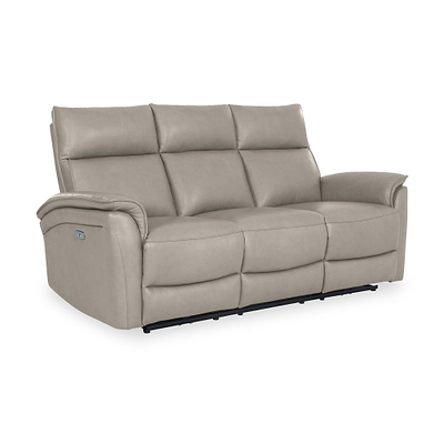 Enys Power Leather Recliner 3 Seater Sofa