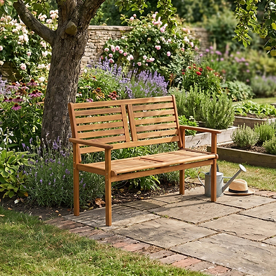 Napoli Acacia 2 Seater Bench