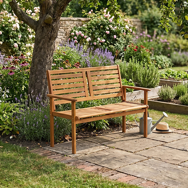 Napoli Acacia 2 Seater Bench