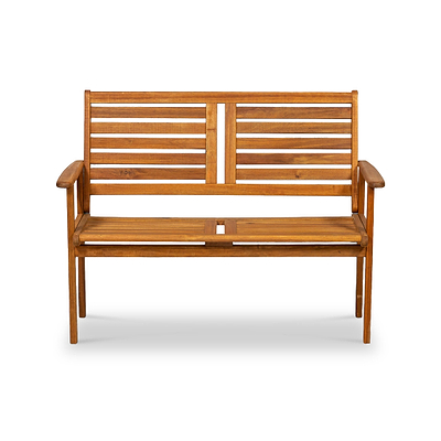 Napoli Acacia 2 Seater Bench