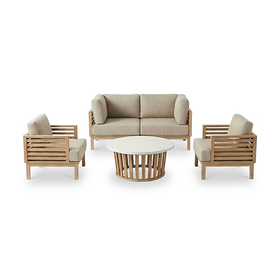 Amira 4 Seater Lounging Set with Coffee Table