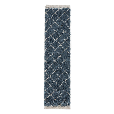 Willow Shaggy Tasselled Diamond Rug