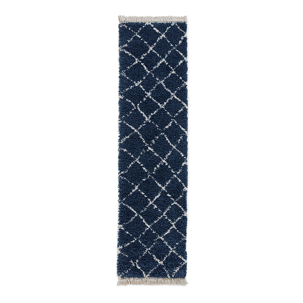 Willow Shaggy Tasselled Diamond Rug