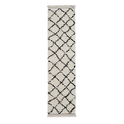 Willow Shaggy Tasselled Diamond Rug