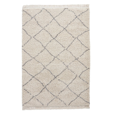 Willow Shaggy Tasselled Diamond Rug