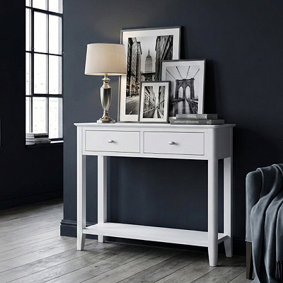 Chester White Console Table