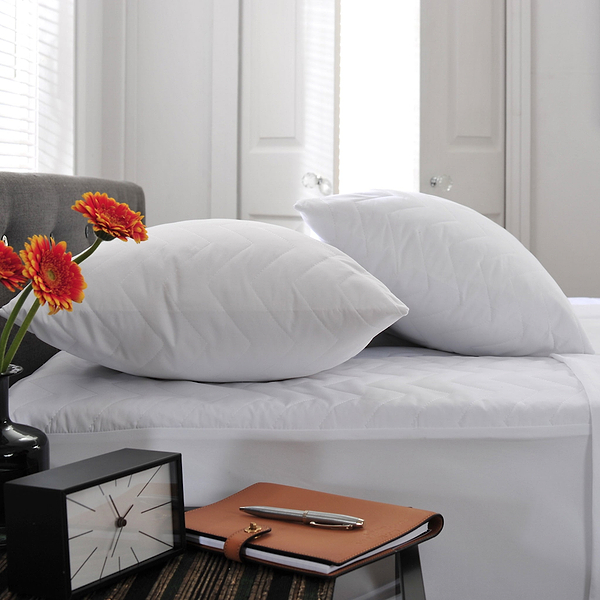 Waterproof Cotton Pillow Protector Pair