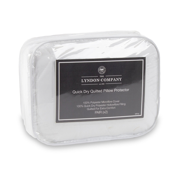 Quilted Pillow Protector Pair