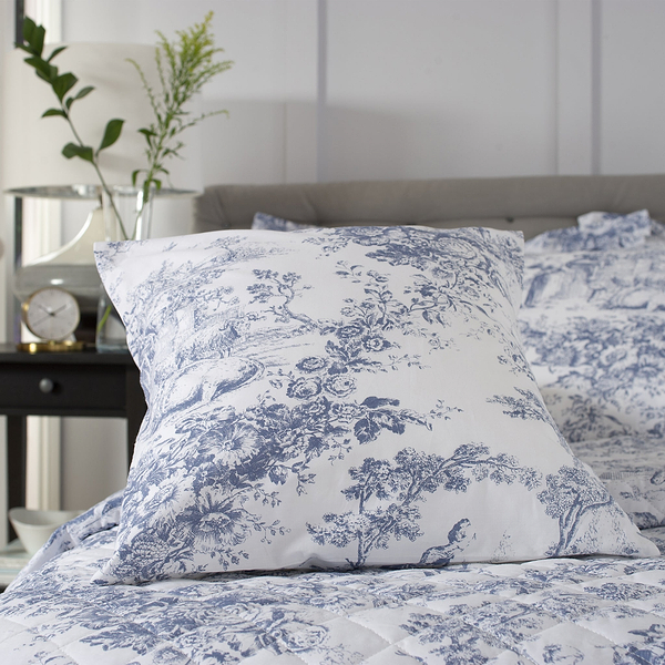 Toile De Jouy Square Cushion