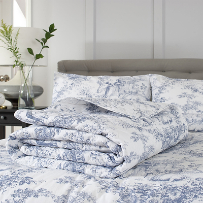 Toile de Jouy Bedspread