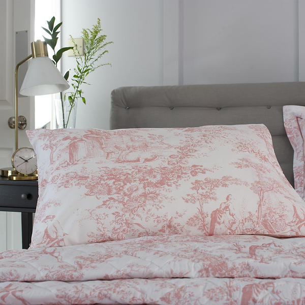 Toile De Jouy Housewife Pillowcase Pair