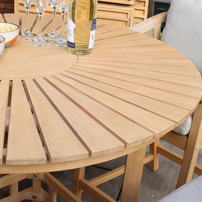 Roma FSC Bar Set 100cm High Table With 4 Deluxe Bar Stools