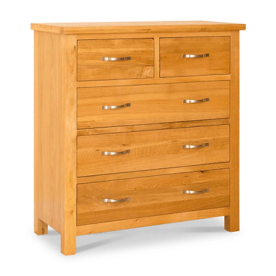 Newlyn Oak 2 over 3 Drawer Chest