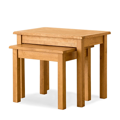 Lanner Oak Nest of Tables