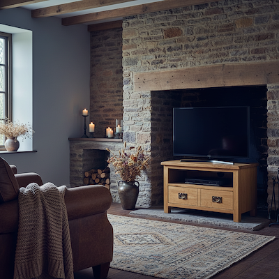 Lanner Oak 80cm TV Stand